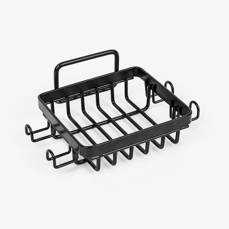 Duş için Siyah Paslanmaz Çelik Bar Sabunluk