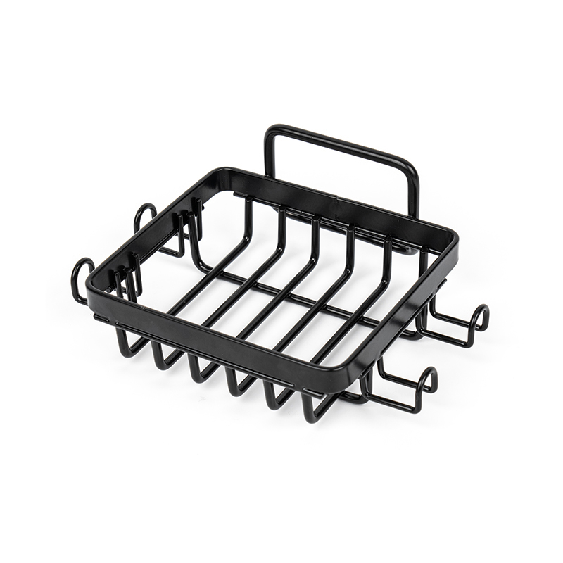 Duş için Siyah Paslanmaz Çelik Bar Sabunluk