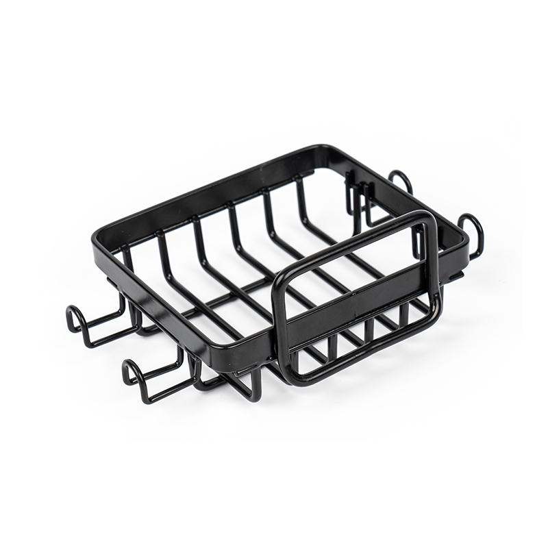 Duş için Siyah Paslanmaz Çelik Bar Sabunluk