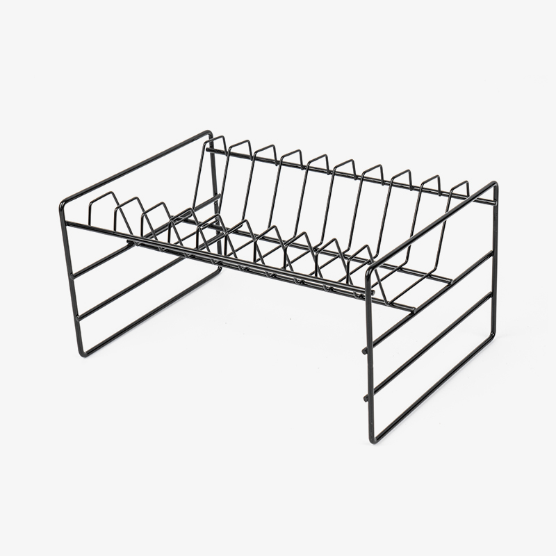 Mutfak Eşyaları için Siyah Çok Fonksiyonlu Lavabo Depolama Rafı
