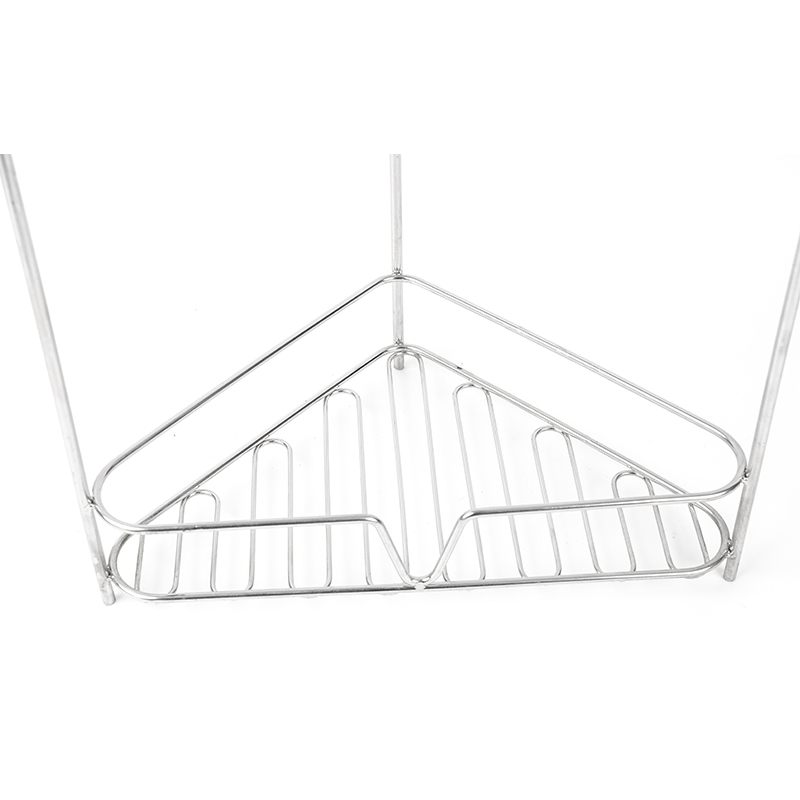 3 Katlı Köşe Banyo Düzenleyici Raf