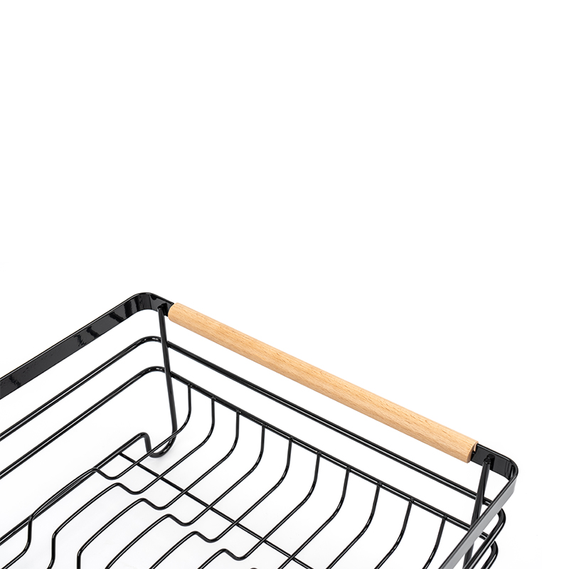 Ahşap Saplı Metal Bulaşık Kurutmalık
