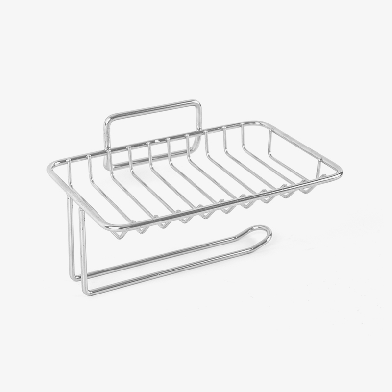 Kendinden Drenajlı ve Paslanmaz Çelik Standlı Seramik Sabunluk