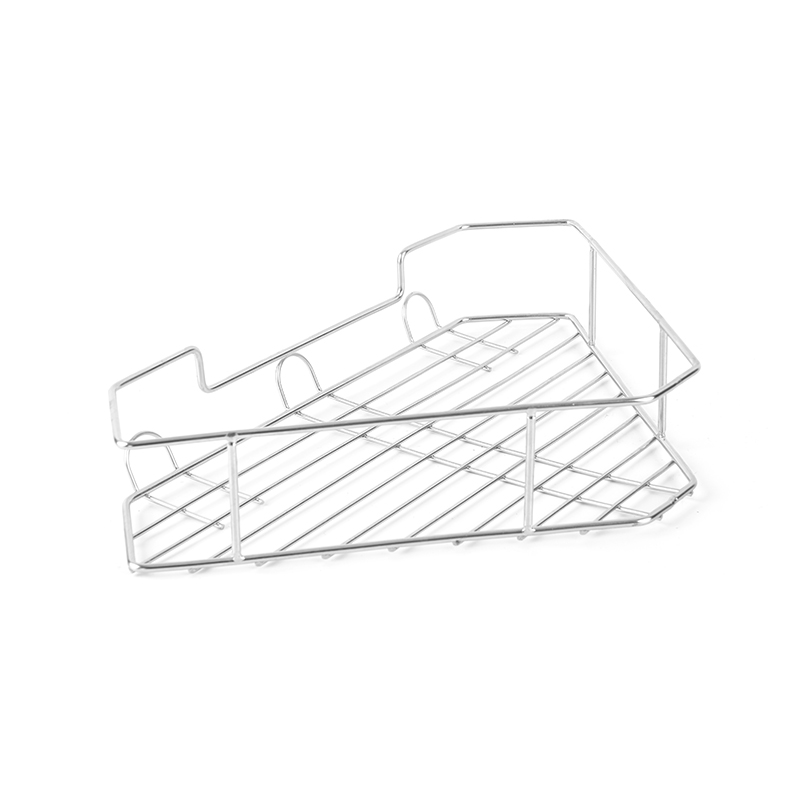 304 Paslanmaz Çelik Duvara Monte Duş Caddy Köşe Rafı