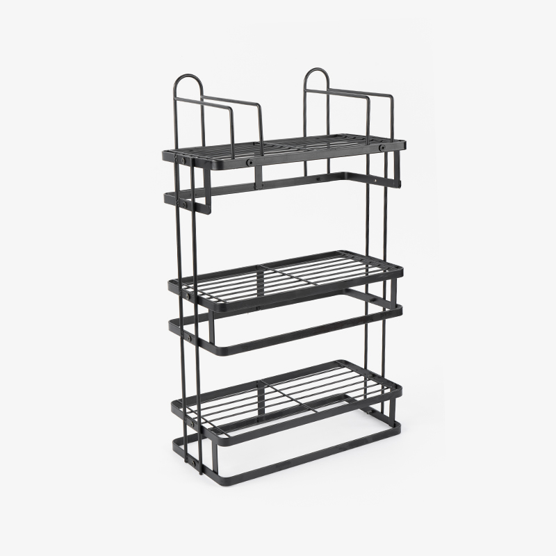 Mutfak ve Garaj için 3 Raflı Ayarlanabilir Metal Depolama Rafı