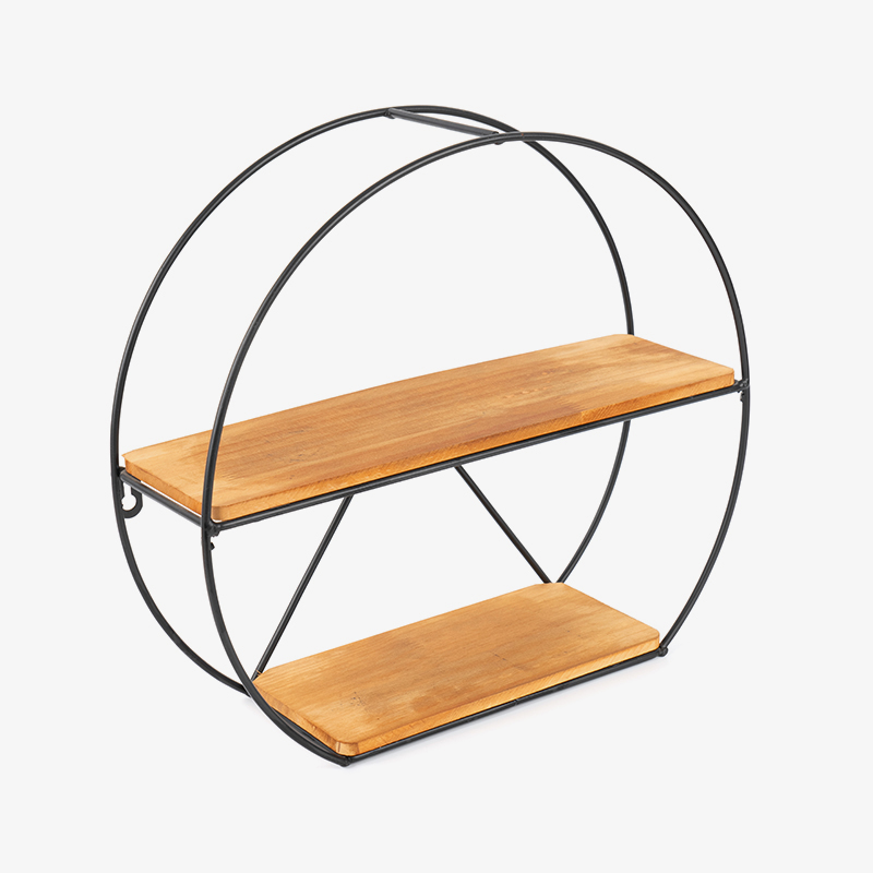 Mutfak için Altın Duvar Rafı ve Asma Depolama Sepeti