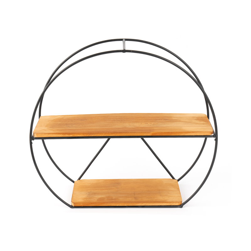 Mutfak için Altın Duvar Rafı ve Asma Depolama Sepeti